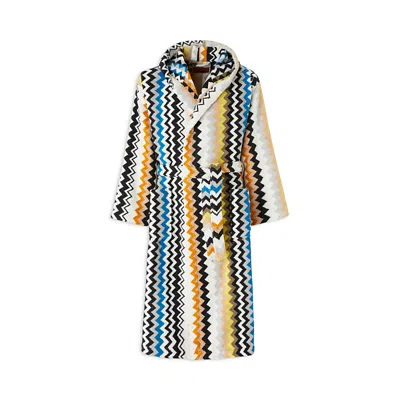 Missoni Best Hooded Cotton Terry Bathrobe In Multi