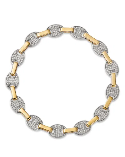 Bloomingdale's Fine Collection Diamond Link Bracelet In 14k Yellow & White Gold, 1.0 Ct. T. W.