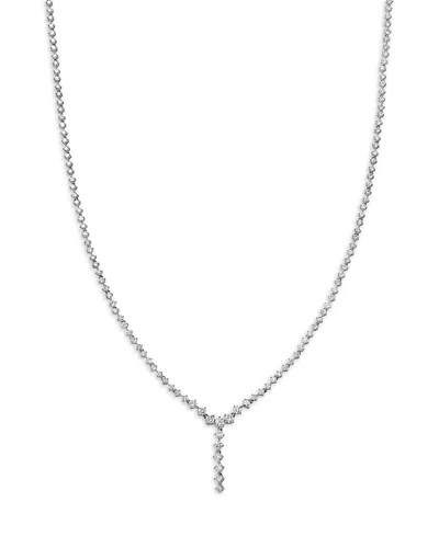 Bloomingdale's Fine Collection Diamond Lariat Necklace In 14k White Gold, 5.0 Ct. T. W.