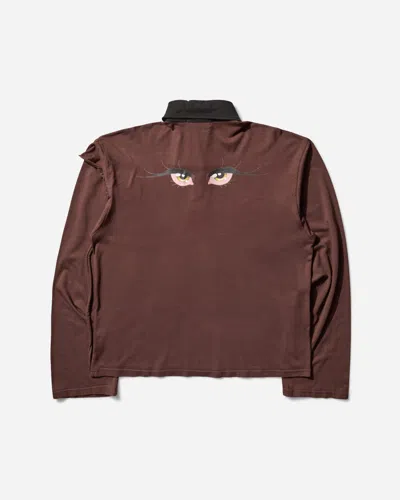 Ottolinger Women S Julien Ceccaldi Longsleeve Polo Dark In Brown