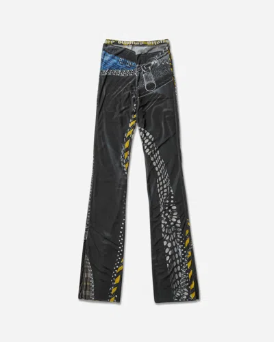 Ottolinger Women S Mesh Pants Polka Dot Zip Print In Black