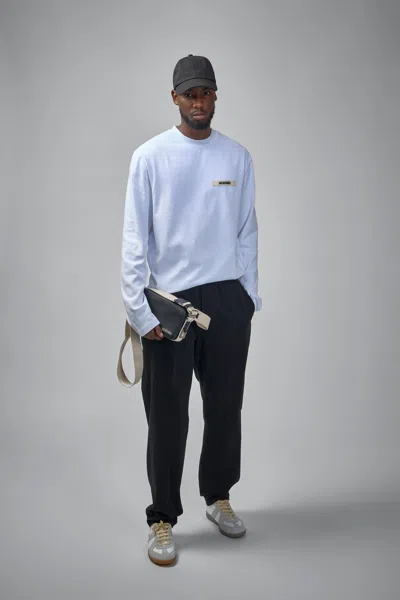 Jacquemus Le Longsleeve Tshirt Gros Grain In White