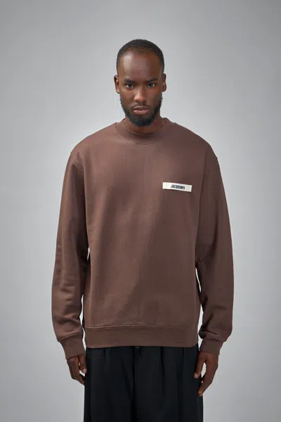 Jacquemus Basic Crew Neck T-shirt With Long Sleeves