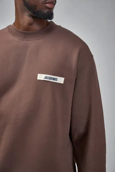 Jacquemus Basic Crew Neck T-shirt With Long Sleeves