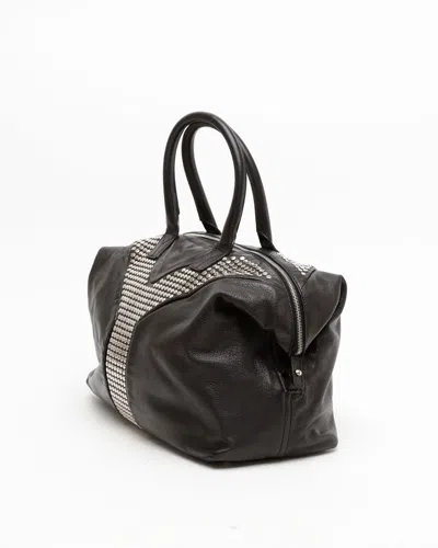 Saint Laurent Studded Easy Y Boston Bag