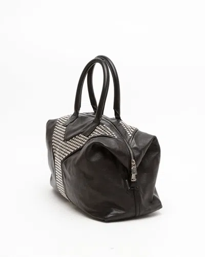 Saint Laurent Studded Easy Y Boston Bag