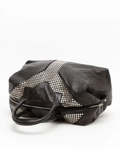 Saint Laurent Studded Easy Y Boston Bag