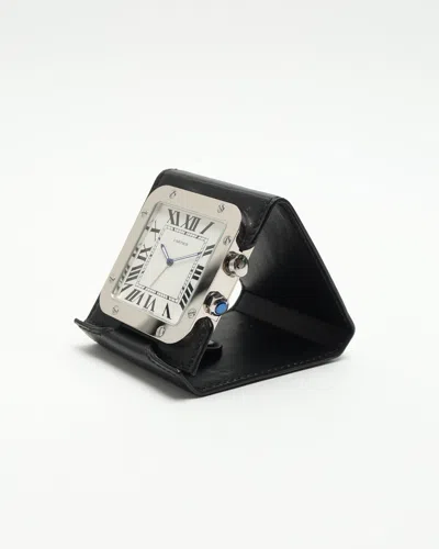 Cartier Santos 53mm Ref 2750 Full Set Travel Alarm Clock