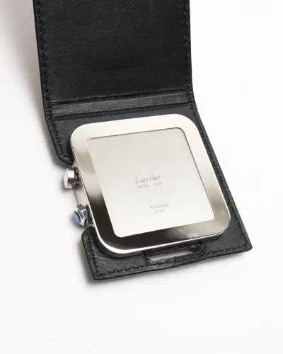 Cartier Santos 53mm Ref 2750 Full Set Travel Alarm Clock