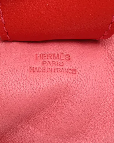 Pre-owned Hermes Hermès Rodeo Charm Mm In Pink