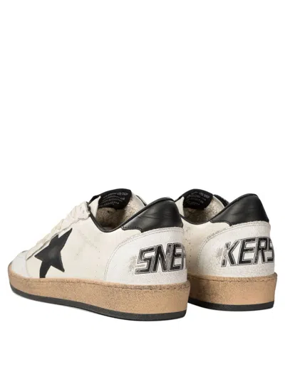 Golden Goose Ballstar Nappa Upper Leather Star And Heel Crack Toe And Spur In White