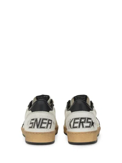 Golden Goose Ballstar Nappa Upper Leather Star And Heel Crack Toe And Spur In White