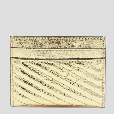 Tory Burch Gold Tone Card Holder