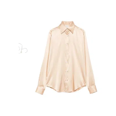 Mazzarelli Shirts Gold In Nude