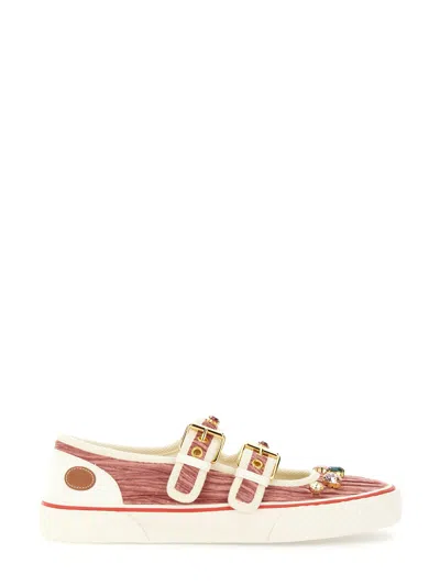 Valentino Velvet "dollyboard" Ballerina Sneaker