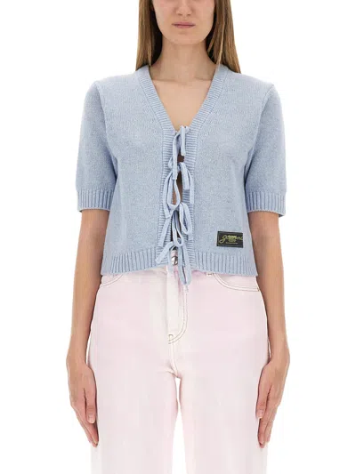 Ganni Cardigan With Bows