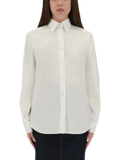 Moschino Shirt With "goose" Embroidery