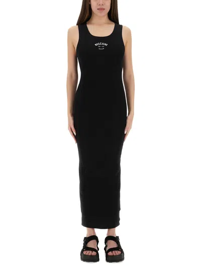 Moschino Jeans Long Dress With Logo