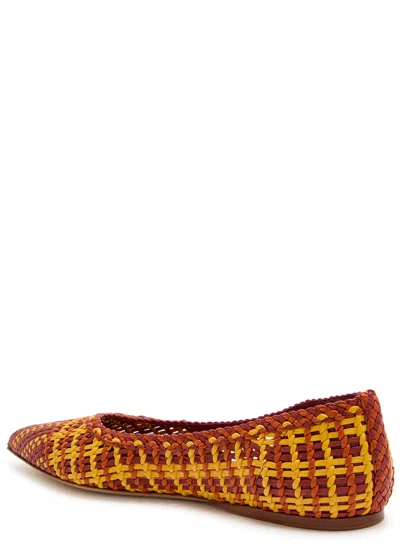 Gabriela Hearst Aurora Woven Leather Flats
