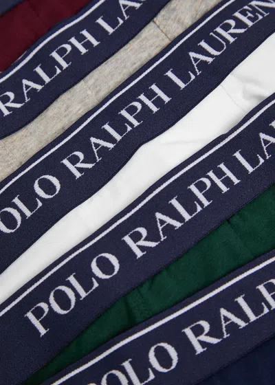 Polo Ralph Lauren Logo-jacquard Stretch-cotton Trunks