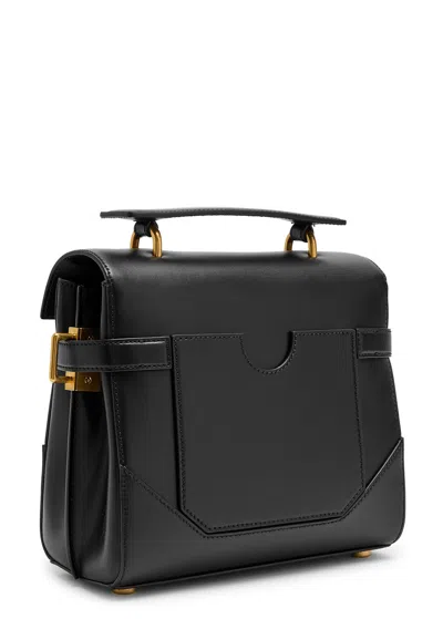 Balmain B-buzz 23 Leather Top Handle Bag