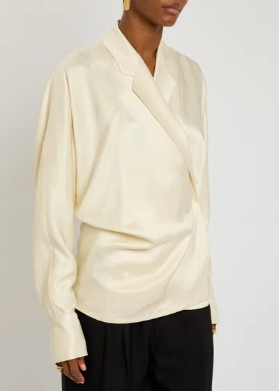 Totême Toteme Satin Wrap Blouse