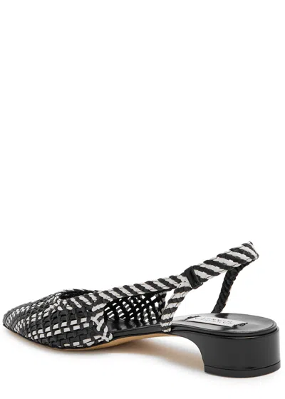 Gabriela Hearst Perro 25 Woven Leather Slingback Pumps In Multi