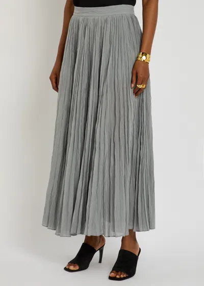 Totême Toteme Crinkled Plissé Midi Skirt