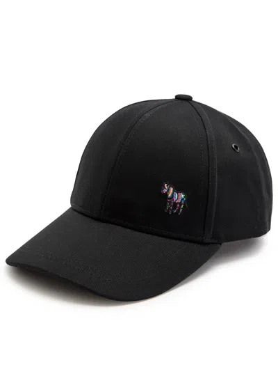 Paul Smith Zebra-embroidered Cotton Cap