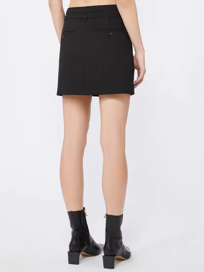 Sportmax Skirt With Belted Waist And Pockets In Black