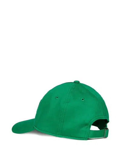 N°21 Logo-embroidered Baseball Cap In Green