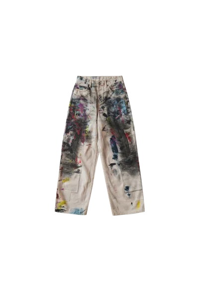Acne Studios Loose Fit Jeans 1981 In Multi