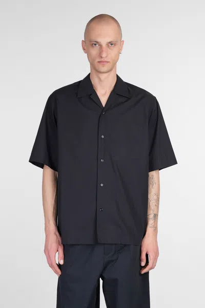 Oamc Shirt In Black Cotton In Black