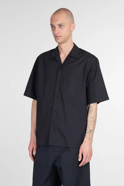Oamc Shirt In Black Cotton In Black