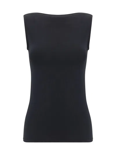 Wolford Women's 7005 Black Aurora Crewneck Stretch-jersey