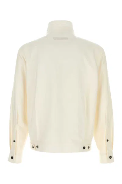 Zegna Zip-fastening Pocket Jacket In Neutral