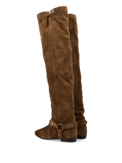 Isabel Marant Selize Suede Buckle Boots