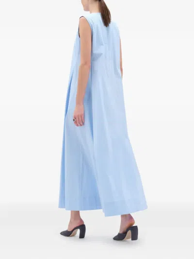 Remain Birger Christensen Sleeveless Maxi Dress In Blue