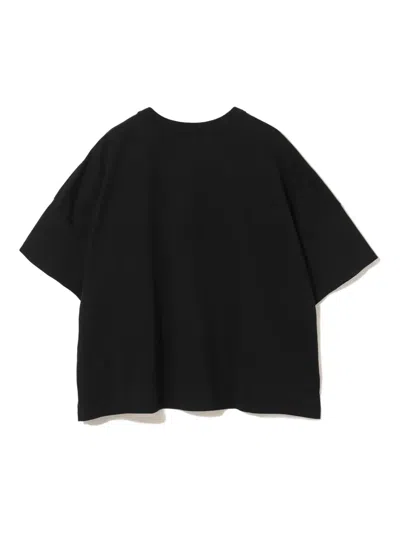 Undercover Graphic Print Asymmetrical Cotton T-shirt In Black
