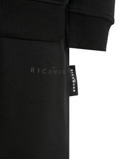 John Richmond Junior Logo-embroidered Tracksuit Set In Black
