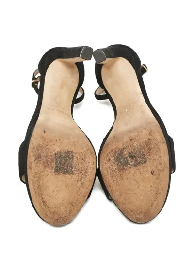 Pre-owned Jimmy Choo Suede Ankle-strap Sandals