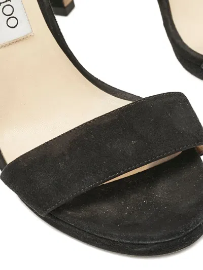 Pre-owned Jimmy Choo Suede Ankle-strap Sandals