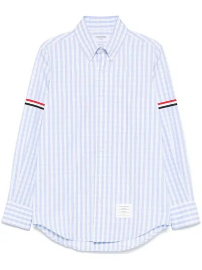 Thom Browne Gingham-check Poplin Shirt In Multi