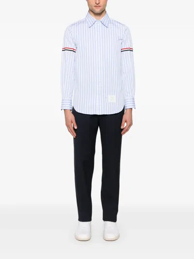 Thom Browne Gingham-check Poplin Shirt In Multi