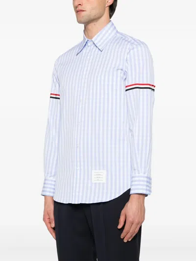 Thom Browne Gingham-check Poplin Shirt In Multi