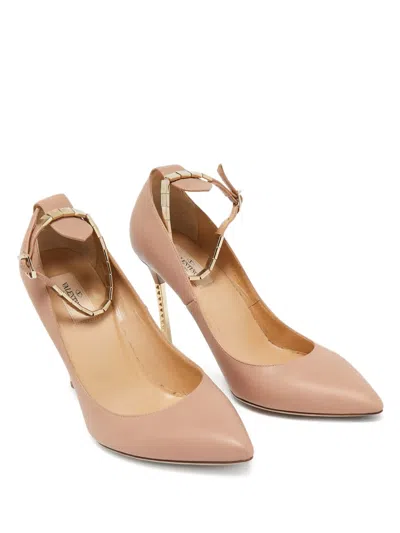 Pre-owned Valentino Garavani Pointed-toe Leather Pumps