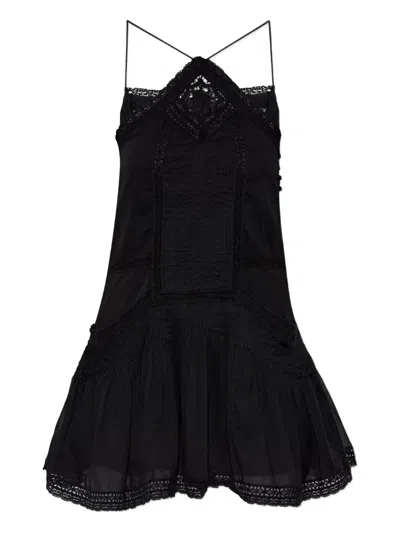 Isabel Marant Étoile Geraldin Lace-trimmed Cotton Minidress
