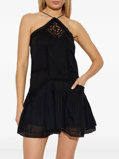 Isabel Marant Étoile Geraldin Lace-trimmed Cotton Minidress