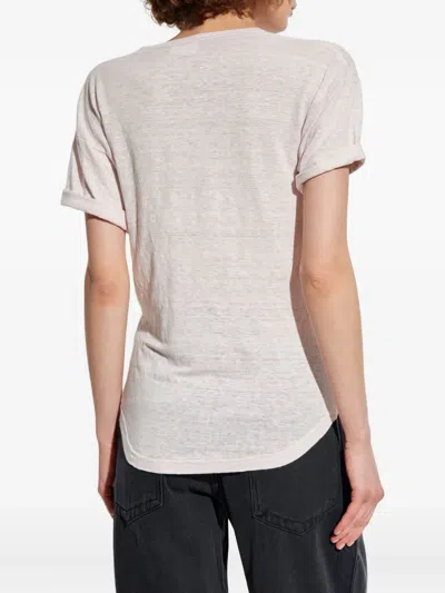 Isabel Marant Étoile Short-sleeved T-shirt In Neutral