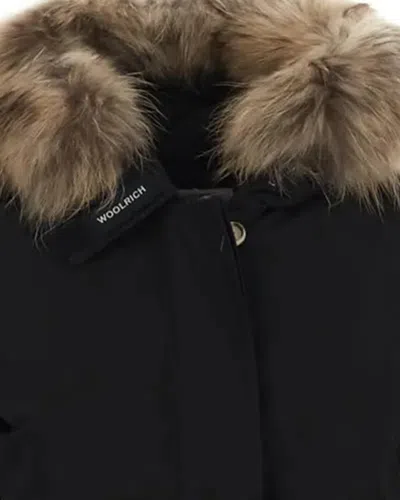Woolrich Parka Arctic Con Pelliccia Removibile Nero In Black